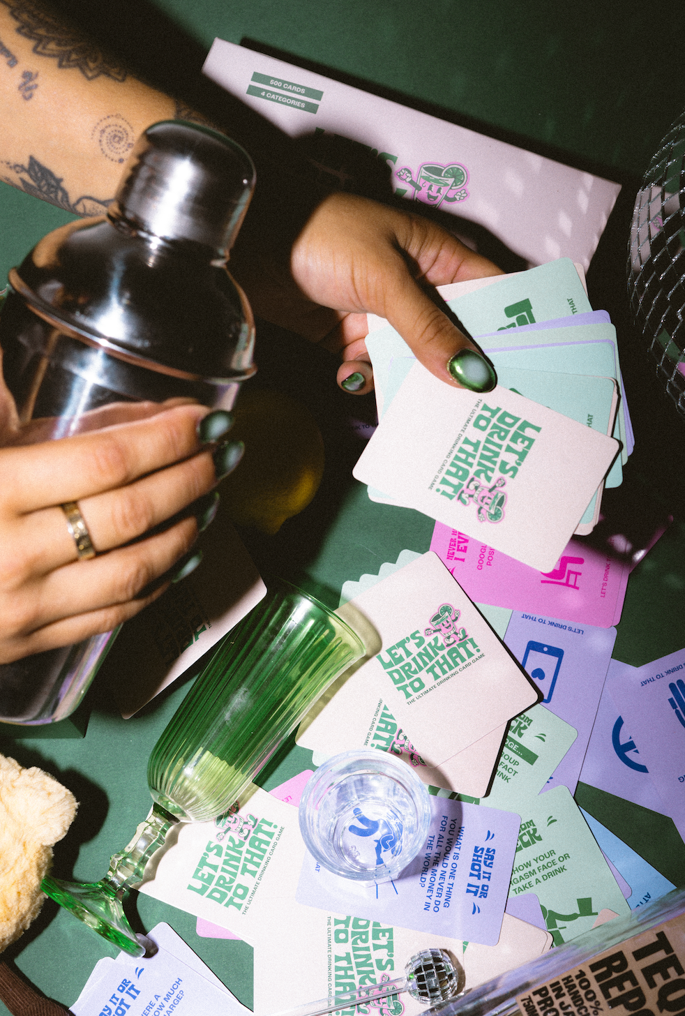 Let's Drink To That - 500 Card Drinking Game