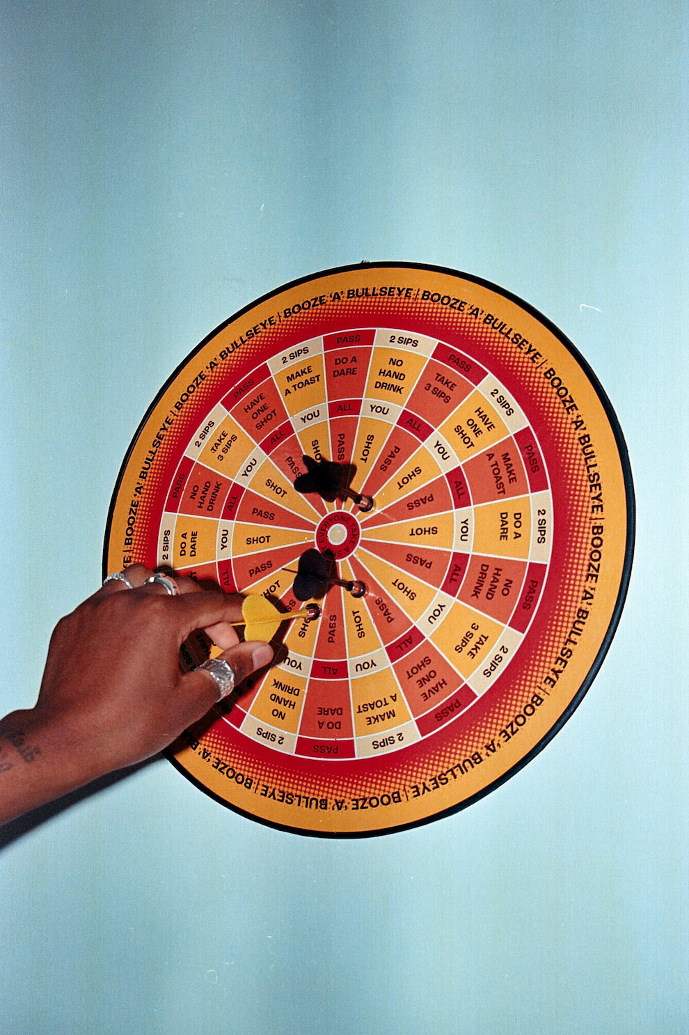 Booze 'A' Bullseye - Drinking Dartboard