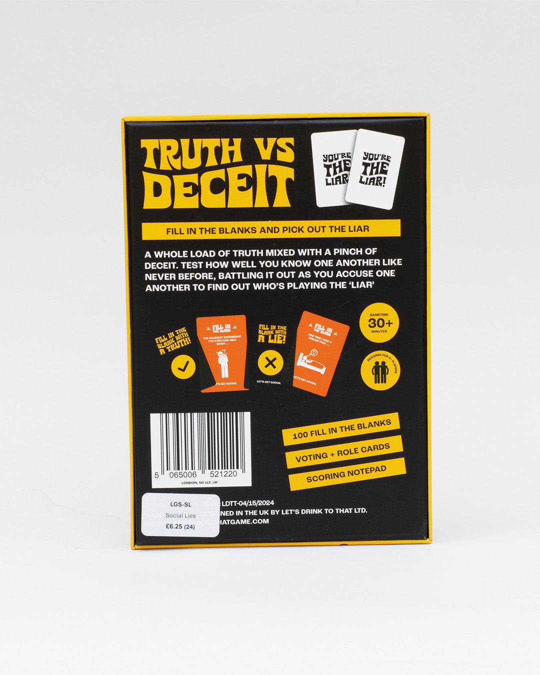 Let’s Get Social ‘Social Lies' | Family Friendly Party Game
