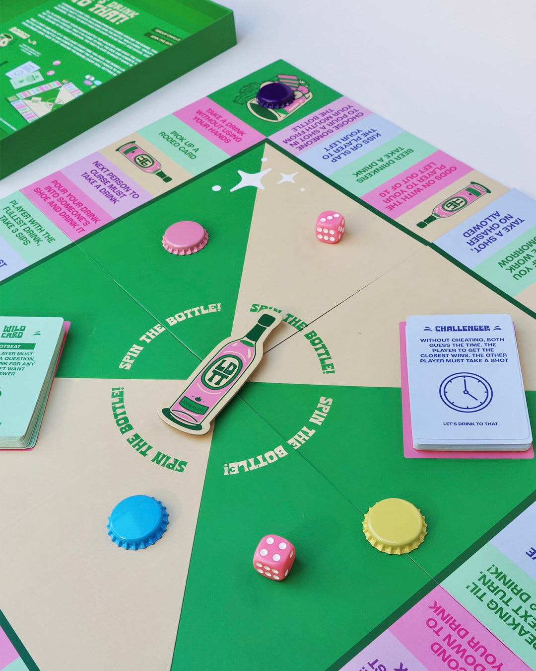Let's Drink to That Board Game | Drinking Game | Party Board Game