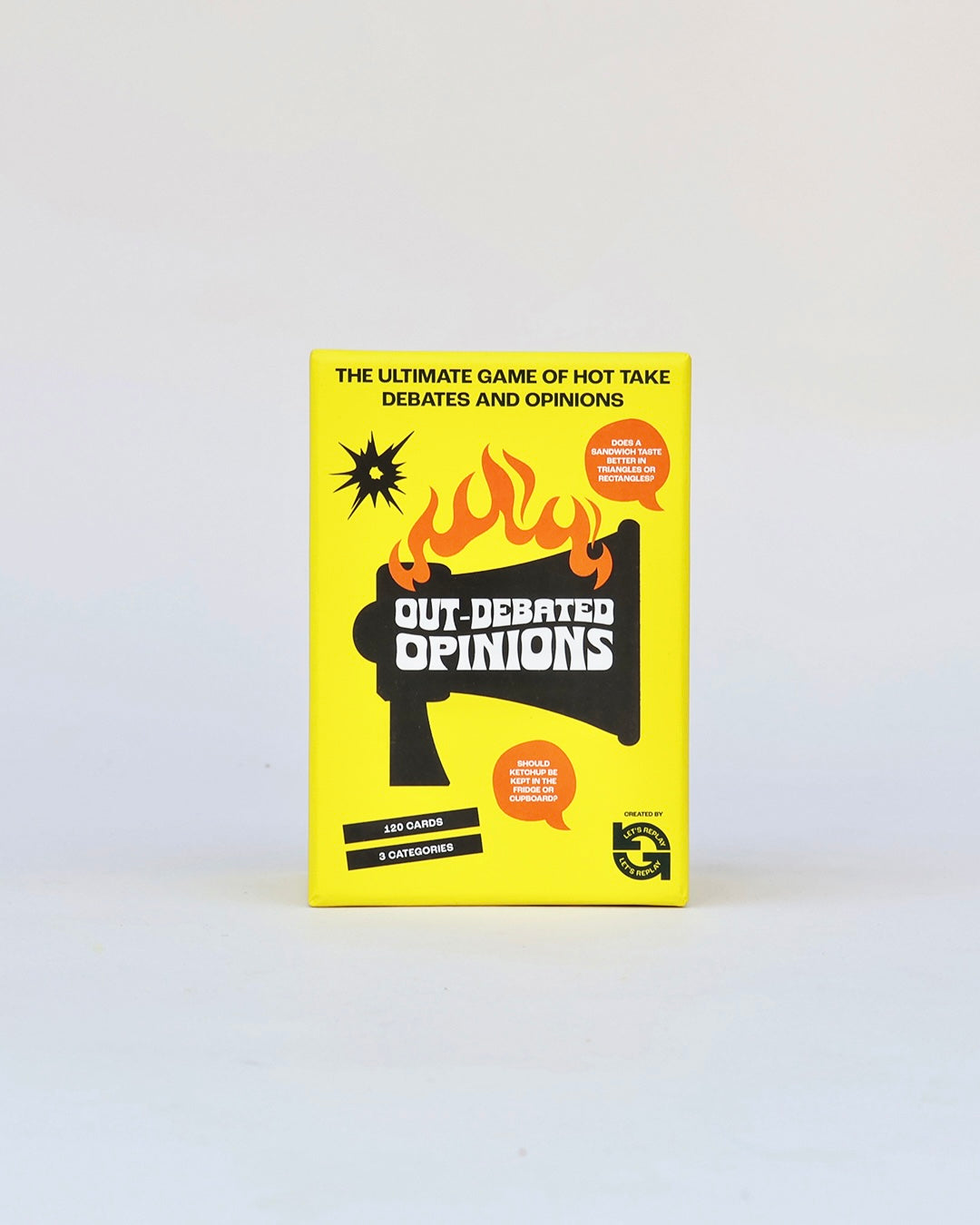 Out Debated Opinions Card Game | Debate with your Friends and Family | 120 Cards