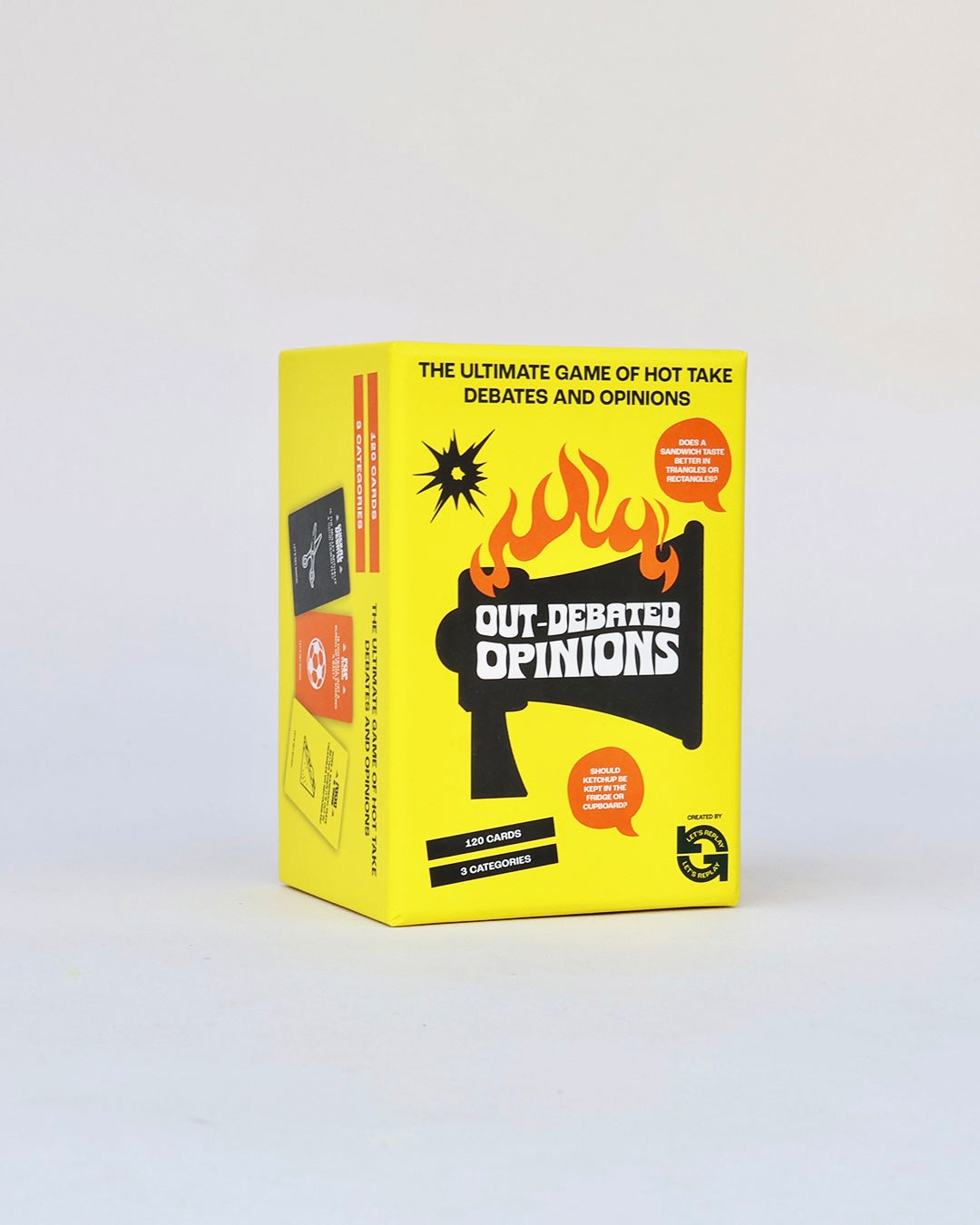 Out Debated Opinions Card Game | Debate with your Friends and Family | 120 Cards