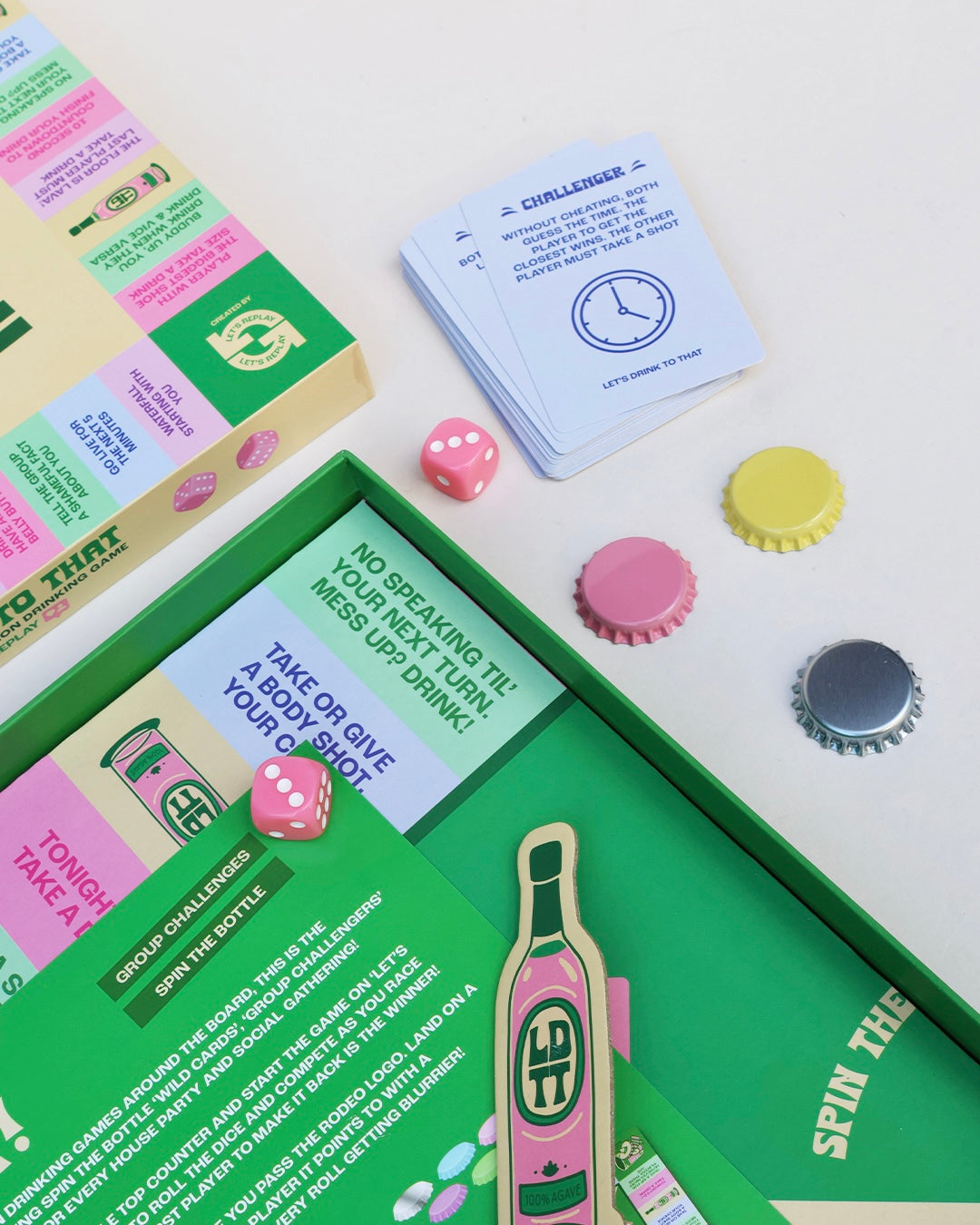 Let's Drink to That Board Game | Drinking Game | Party Board Game