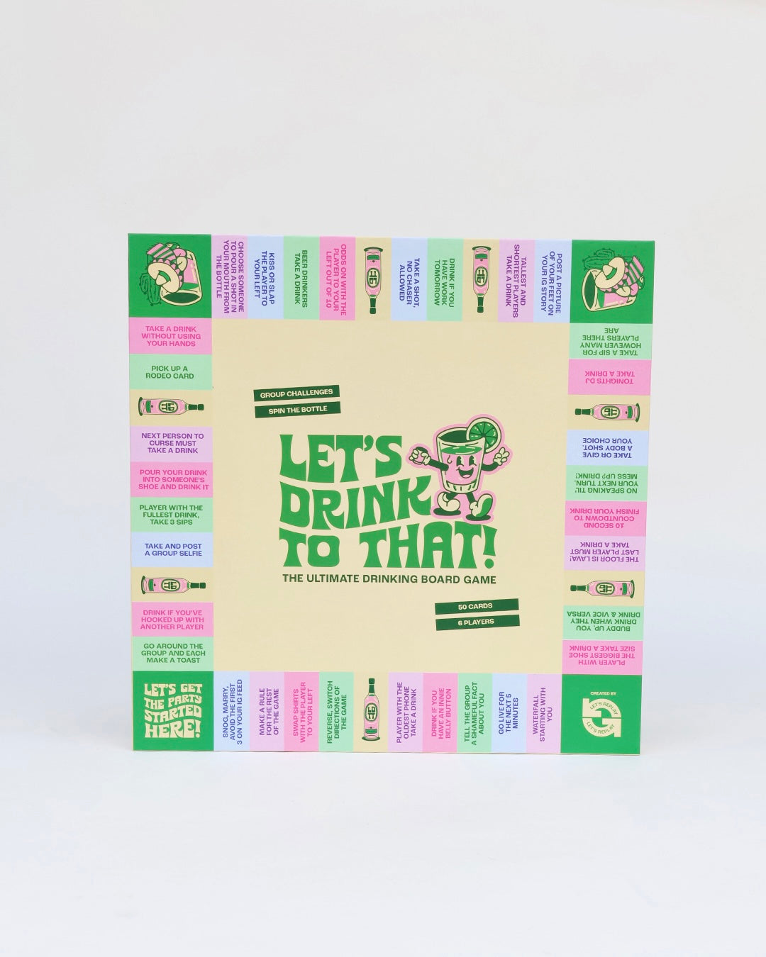 Let's Drink to That Board Game | Drinking Game | Party Board Game