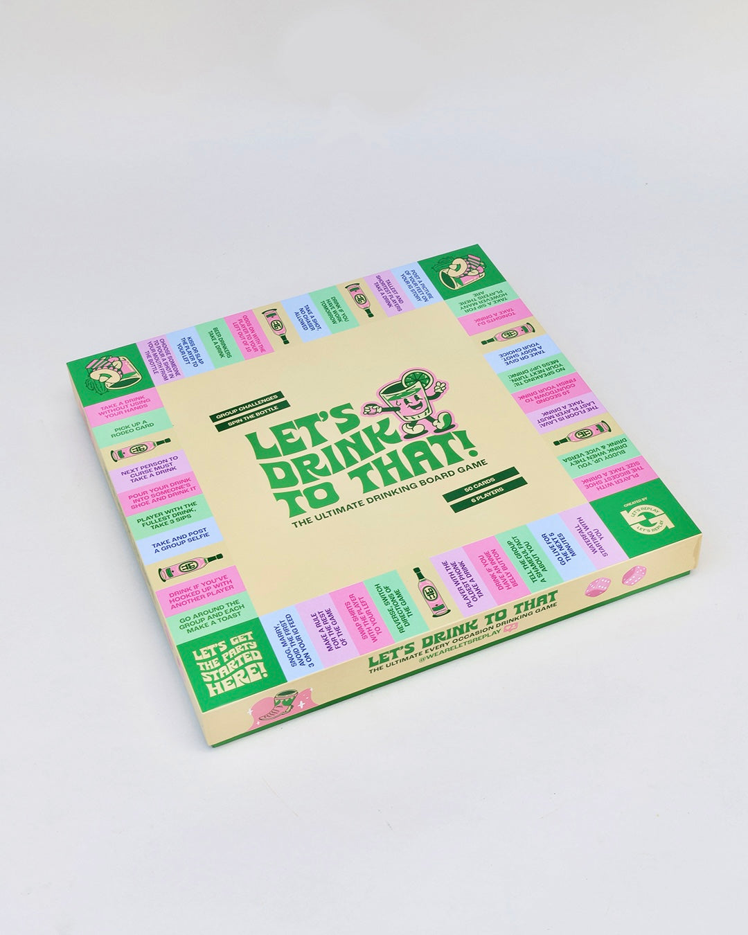 Let's Drink to That Board Game | Drinking Game | Party Board Game