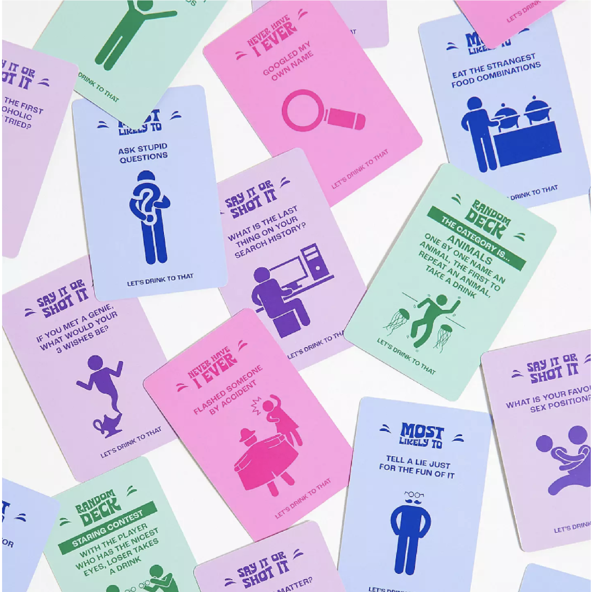 Let's Drink To That - 500 Card Drinking Game