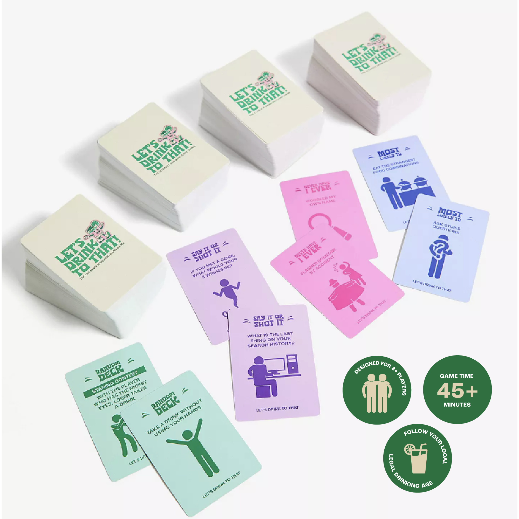 Let's Drink To That - 500 Card Drinking Game