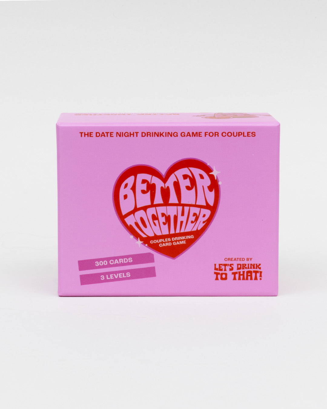 Better Together | Couples Date Night Card Game | 300 Fun, Flirty & Spicy Cards in 3 Intimacy Levels
