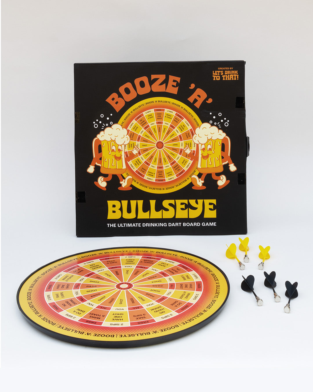 Drinking Dartboard 'Booze 'A' Bullseye' | Drinking Game | Party Game gift Idea for Darts Lovers