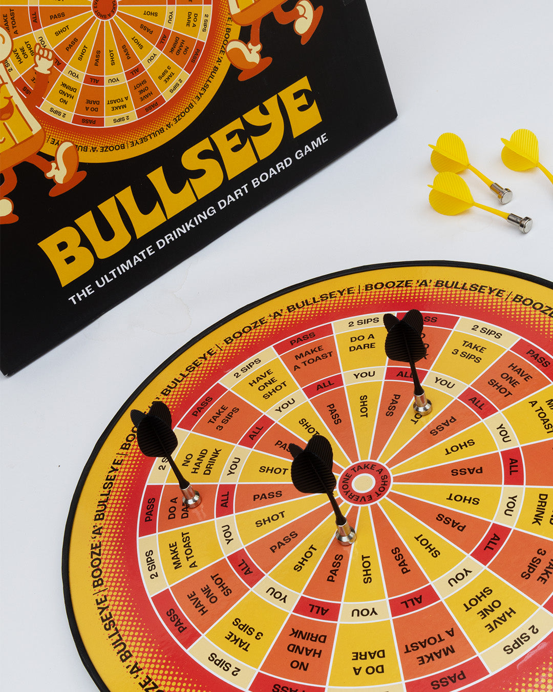 Drinking Dartboard 'Booze 'A' Bullseye' | Drinking Game | Party Game gift Idea for Darts Lovers