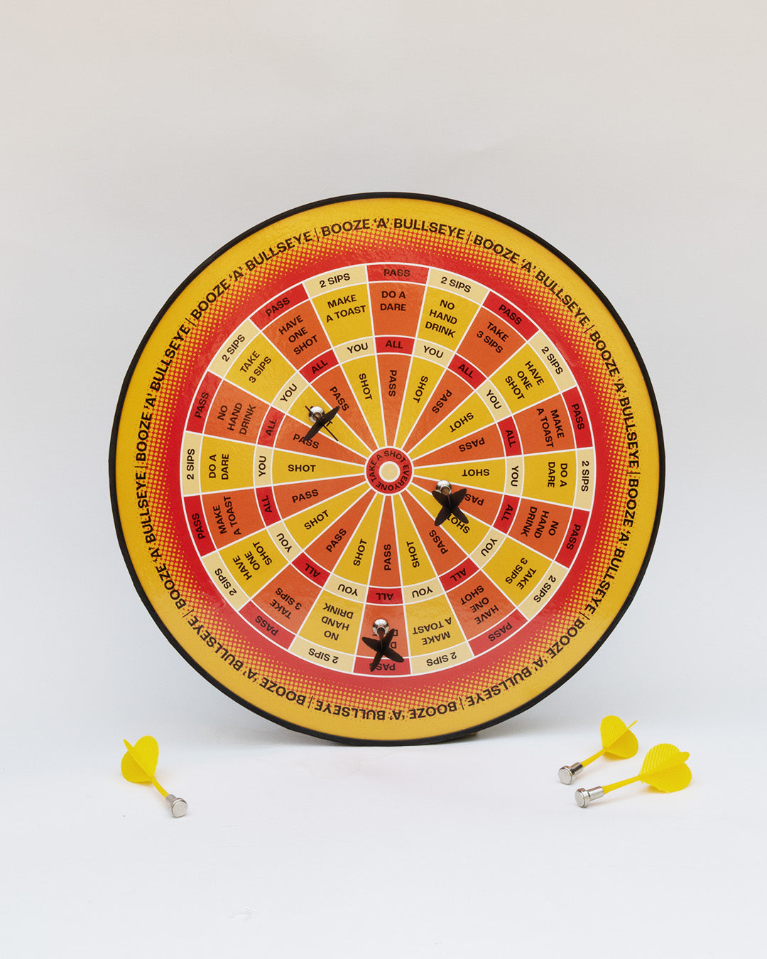 Drinking Dartboard 'Booze 'A' Bullseye' | Drinking Game | Party Game gift Idea for Darts Lovers